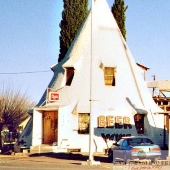 Tee Pee Shaped Liquor Store