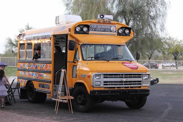 Old School Ice Cream Bus