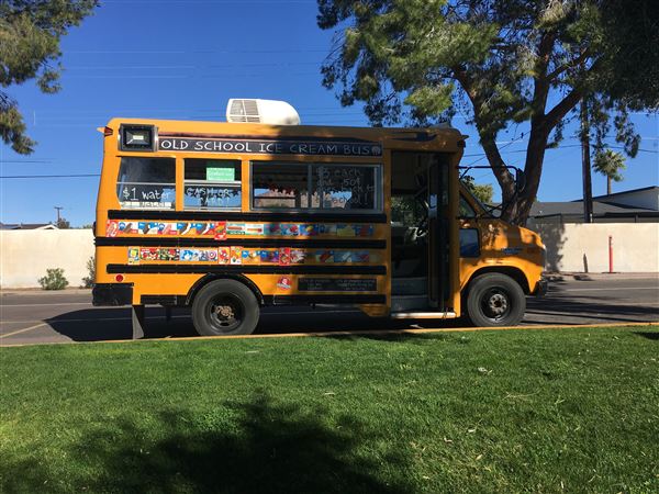 Old School Ice Cream Bus