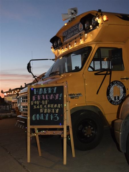 Old School Ice Cream Bus